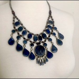 Boho style statement necklace